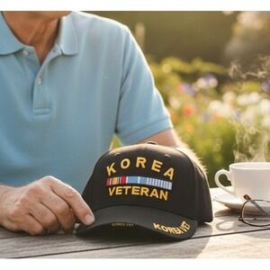 Korea Veteran Military Cap Rapid Dominance Adjustable Baseball Hat Adult New